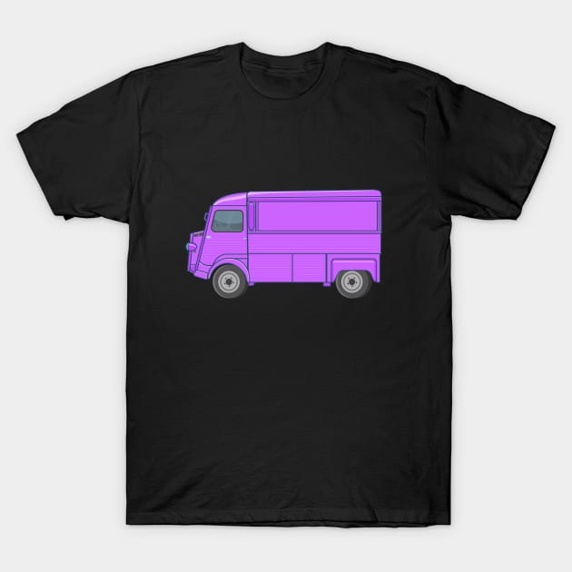 Citroen H Van, Type H, H-Type or HY Illustration T-Shirt by Boogosh
